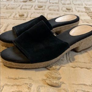 Cole Haan Espadrille Suede Slides